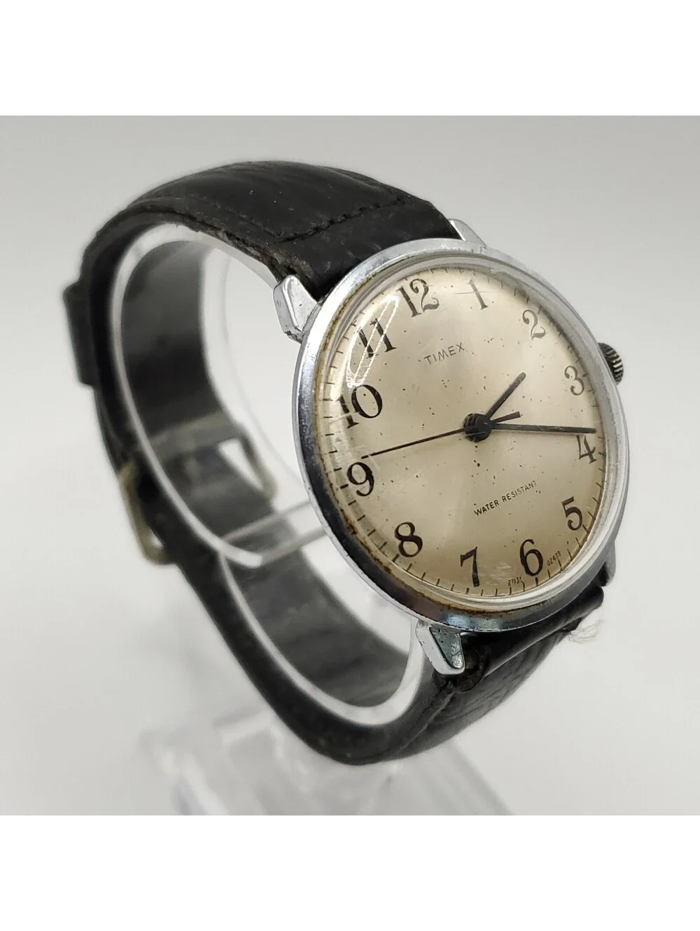 Vintage 1979 Timex Marlin Mens Watch 34mm For Parts Or Repair